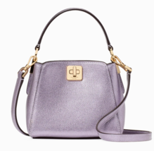 New Kate Spade Phoebe Metallic Mini Top Handle Crossbody Light Candied F... - £77.57 GBP