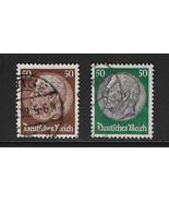 ALEMANIA IMPERIO - CLASICO. Yvert nsº 457/58 usados y un sello defectuoso - $1.00