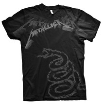 Metallica Black Album James Hetfield Rock Official Tee T-Shirt Mens Unisex - $51.30