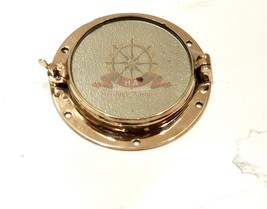 Ventana de ojo de buey de latón de barco marino de estilo vintage con... - $203.89