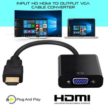 1000 PcsHDMI Male to VGA Female Video Cable convert Adaptr For PC Monitor 4K 3.0 - £2,693.82 GBP