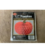 Vintage  1991 Beistle Honeycomb Halloween Decor Pumpkins 7” Tissue Set o... - €27,47 EUR