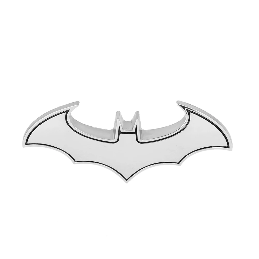 1PC 3D Bat Shape Car Stickers Cool Metal Car Logo Emblem Sticker Decal M... - £12.50 GBP