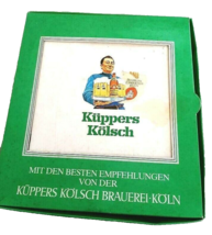 1970s x 4 Kuppers Kolsch Cologne German Beer Glasses, Coasters, Opener in Box - £40.12 GBP