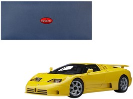 Bugatti EB110 SS Super Sport Giallo Bugatti Yellow with Silver Wheels 1/... - £250.24 GBP