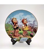 Hummel Plate Collectable 8&quot; Danbury Mint Little Explorers Gold Numbered ... - £11.70 GBP