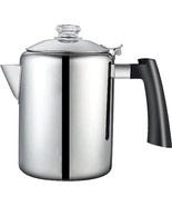 8-Cup Stainless Steel Stovetop Coffee Percolator Pot Kettle, Tea - €102,40 EUR