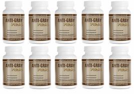 Anti Gray Hair 7050 Restore Natural Hair Color 60 Capsules Per Bottle 10... - $79.15