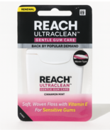 Reach UltraClean Gentle Gum Care Cinnamon Mint 50 Yd Soft Woven Floss Vi... - $416.17 MXN