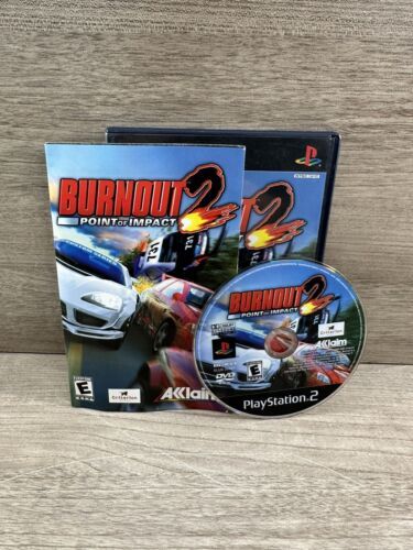Primary image for Burnout 2: Point of Impact (Playstation 2) Complete CIB Tested & Works