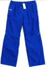 Under Armour Blue UA Advance Woven Warmup Mesh Lined Athletic Pants Wome... - £47.95 GBP