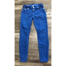 True Religion Womens Size 25x29 Blue Skinny Fit Jeans - $27.74