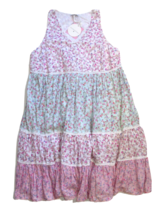 NWT LoveShackFancy x Target Camille in Pink Floral Sleeveless Midi Dress XXS - £65.54 GBP