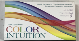 COLOR INTUITION KIT 2 CDs 47pg Workbook &amp; 34 Healing Cards Laura Kamm - $12.75