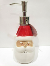 Christmas Santa Claus Red White Kitchen Bathroom Soap Lotion Dispenser NEW - $21.77