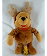 Disney Store Winnie The Pooh in Reindeer Costume Bean Bag Plush 1999 + O... - $9.48 CAD