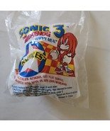 1993 McDonalds Sonic The Hedgehog 3 Knuckles New in Package  - £7.78 GBP