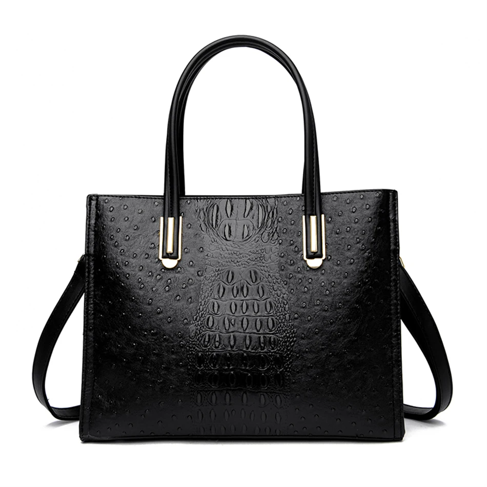 3 Layers Handbags Women Bag er 2022 Trendy Crocodile Shoulder Crossbody Shopper  - £36.70 GBP