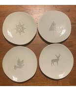 Hearth &amp; Hand Holiday Motif Appetizer / Dessert Plates (Set of 4) - $20.00