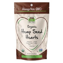 NOW Foods, Organic Hemp Seed Hearts, High in Protein and Iron, with Omega-3 and  - £23.12 GBP