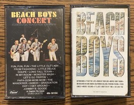 Beach Boys Cassette Lot Beach Boys Concert / The Beach Boys - £10.49 GBP