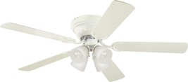 Westinghouse Lighting 7232300 Contempra Iv Indoor Ceiling Fan With Light,, White - £110.86 GBP