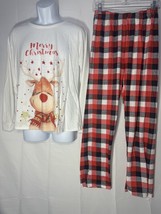 Women’s Reindeer Christmas 2 pc pajamas-size medium - £11.21 GBP