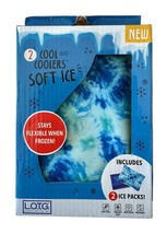 Lotg 2 Pack Cool Coolers Soft Ice Packs - Stays Flexible When Frozen! - Blue - £13.52 GBP