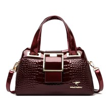 Designer Women&#39;s Handbags Patent Leather Female Shoulder Messenger Bag 2022 New  - £60.18 GBP