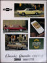 1966 Chevrolet Color Brochure Impala Corvette Chevelle Original GM 66 - $17.82