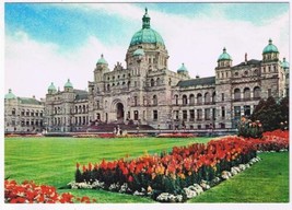 British Columbia Postcard Victoria Parliament Buildings Copper Dome - £2.32 GBP