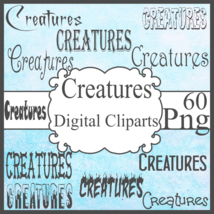 Creatures Digital Cliparts - £0.97 GBP