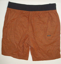 New Mens Prana Shorts M Vaha Short NWT Performance Casual UPF Russett Orange - $98.01