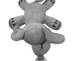 Philips Avent Soothie Snuggle Pacifier Holder Gray Elephant Plush Lovey Toy - $11.05