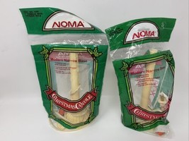 2 Vintage NOMA 9&quot; Plastic Drip Candolier Christmas Candles Candle Stick Lights - £13.24 GBP