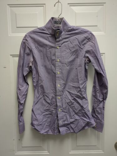 Men&#39;s Size 30 Purple long sleeved Horseback Riding Show Shirt - $20.78
