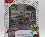 Pokemon Trading Card Game Scarlet &amp; Violet 151 Alakazam ex Collection Re... - $25.62