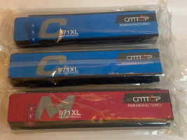 Lot of 3 971XL OFFICEJET Pro CMTP 2ea Cyan 1ea Magenta - $16.00