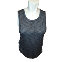 Lululemon Var-city Muscle Tank Hero Charcoal Gray Heather Black Sz 6 - $19.99