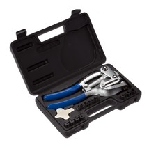 The Neiko 02612A Hand Held Power Punch And Sheet Metal Hole Punch Kit, Cr-V - $46.99