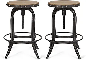 Christopher Knight Home Farmdale Barstool, Antique + Pewter - $298.99