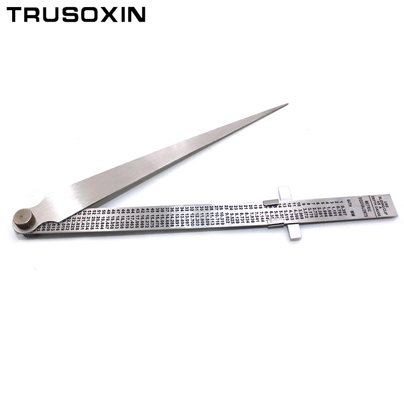S steel welding taper feeler gauge gage stainless steel depth ruler hole inspection for thumb200