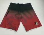 Forever Collectables Florida Seminoles Men&#39;s Board Shorts Size 38 Red QA16 - £7.37 GBP