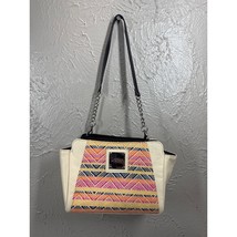 Miche Classic Base Bag Pamela Shell Purse Strap Black Silver Chain Chevr... - $39.95