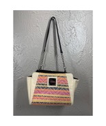 Miche Classic Base Bag Pamela Shell Purse Strap Black Silver Chain Chevr... - $745.43 MXN