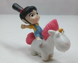 2017 Disney Wreck It Ralph Vanellope on Unicorn Rolling McDonald&#39;s Toy Rare - $4.84
