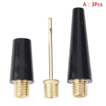 3/4pcs Nozzle Adapter Gym Ball Manual Hand Pump Needle Set Outdoor Soccer Volley - £31.63 GBP