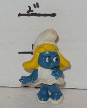 1971 Peyo Schleich Smurfette Smurf #20034 PVC figure SMURFS Vintage - £19.27 GBP