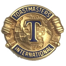 Toastmasters International Pin 1/10 10k GF Vintage - $10.00