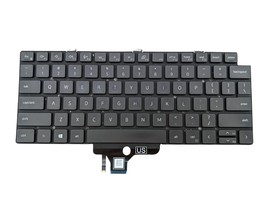 New OEM Dell Latitude 7310 7320 5320 7330 Backlit US Keyboard - 18YPJ 018YPJ - £31.43 GBP